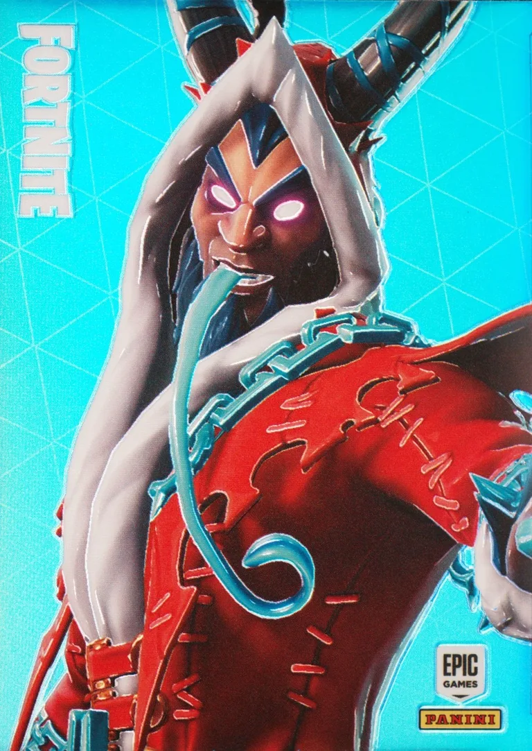 Krampus Panini Fortnite trading card front