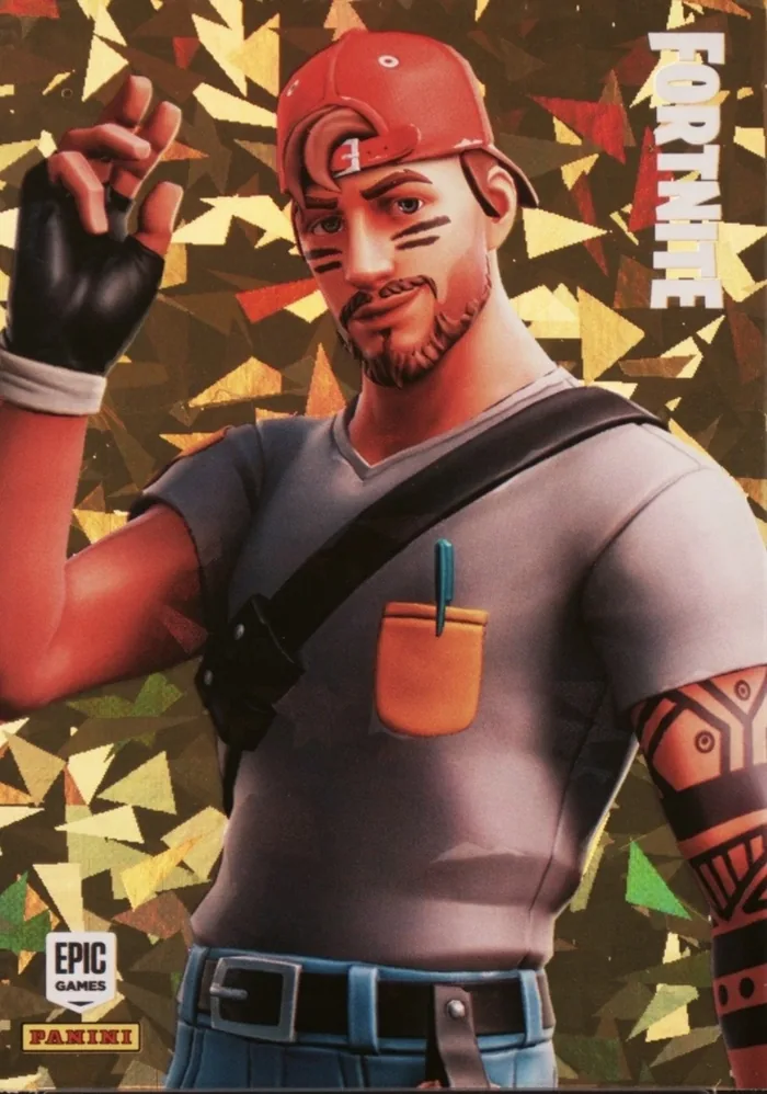 Guild Panini Fortnite trading card front