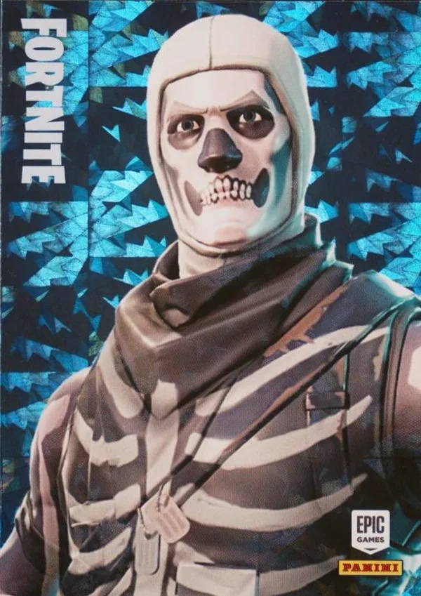 Skull Trooper Panini Fortnite trading card front
