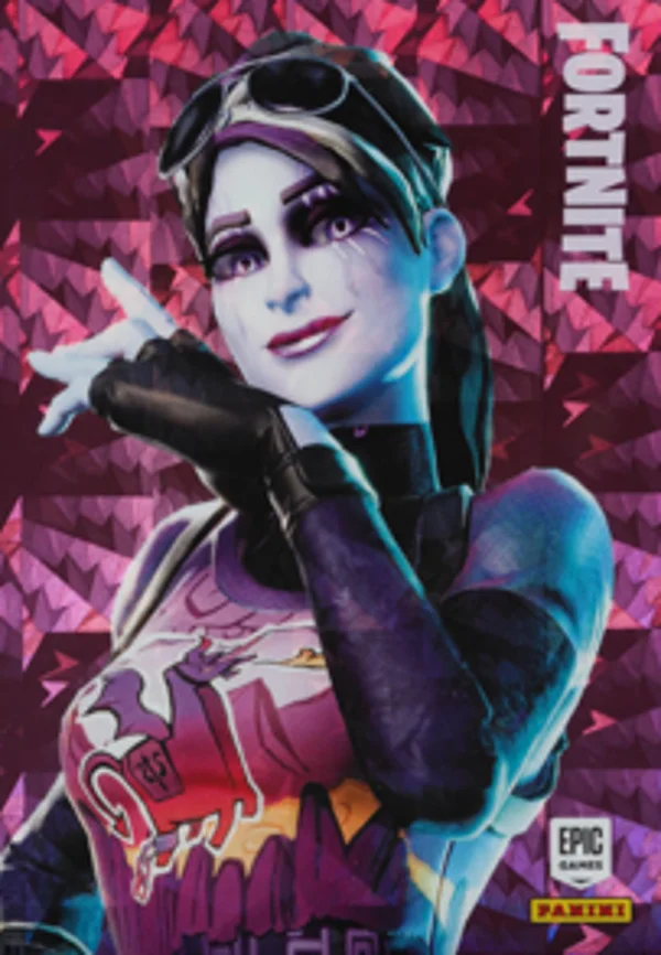 Dark Bomber Panini Fortnite trading card front