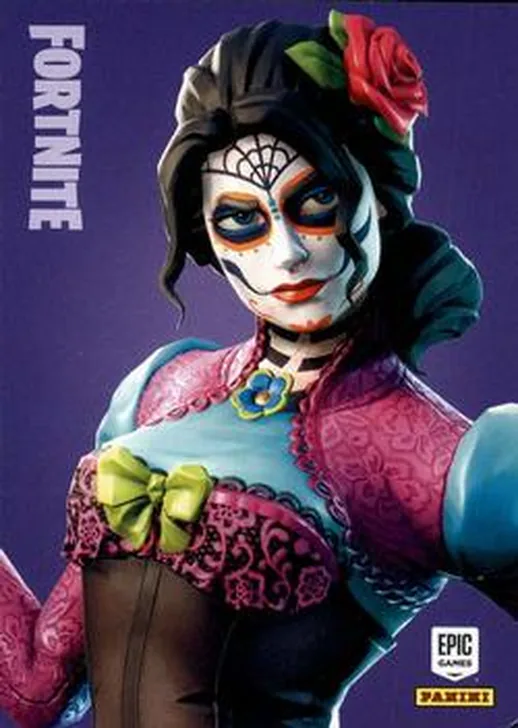 Rosa Panini Fortnite trading card