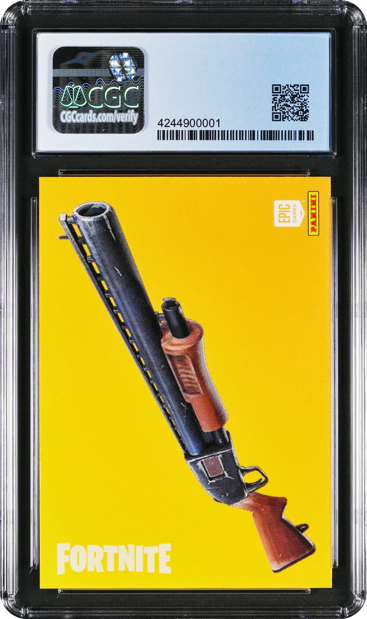Pump Shotgun #106 Unreleased Prototype — Series 1 Italy Print prototype card front