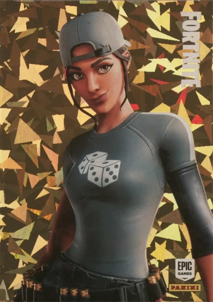 Marked Marauder Panini Fortnite trading card front