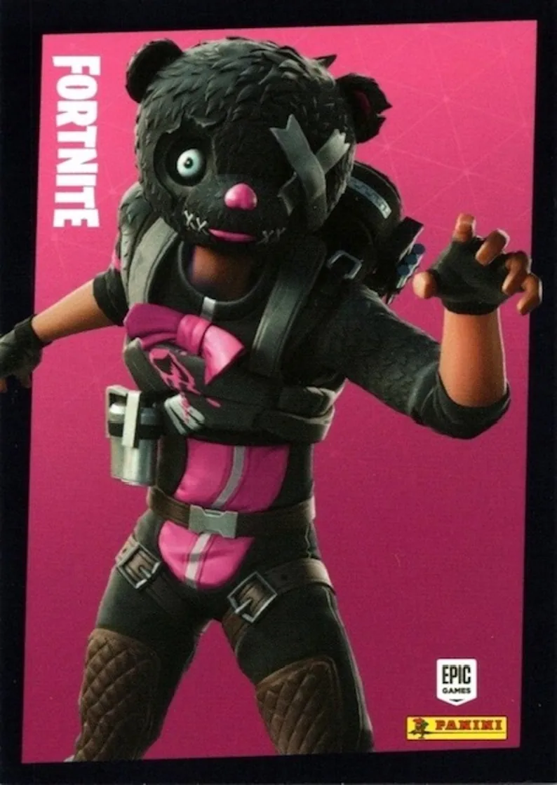 Snuggs Panini Fortnite trading card front
