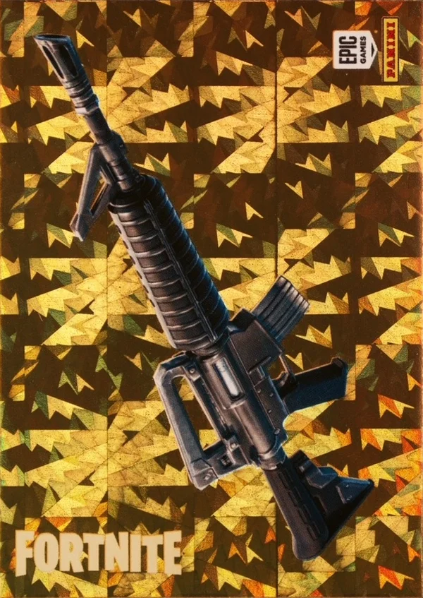 Assault Rifle Panini Fortnite trading card front