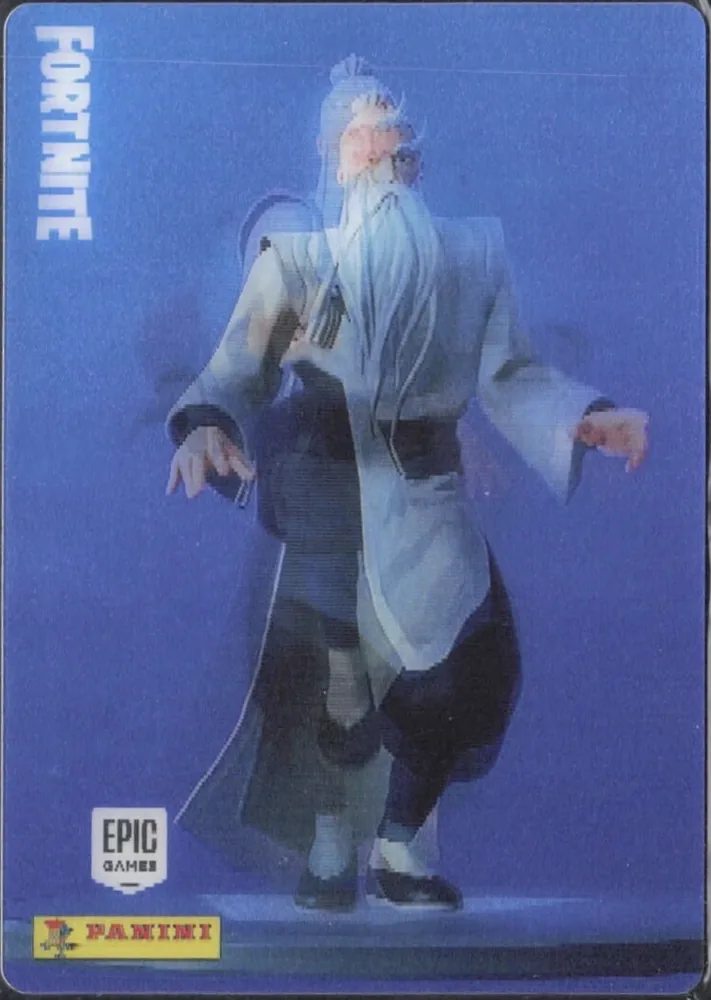 Very Sneaky Panini Fortnite trading card front