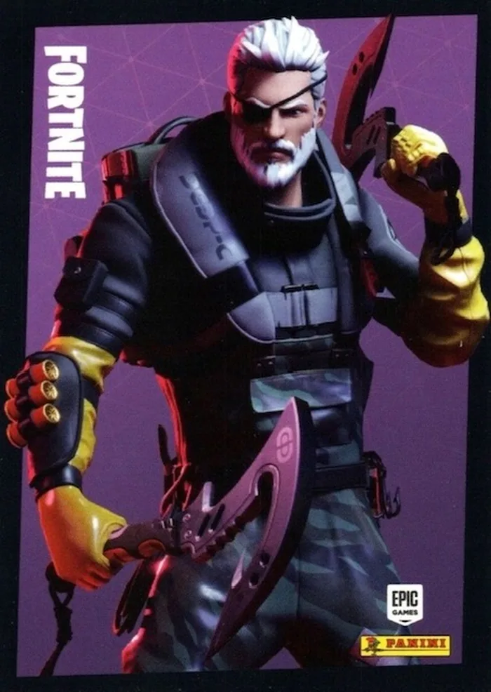 Riptide Panini Fortnite trading card front
