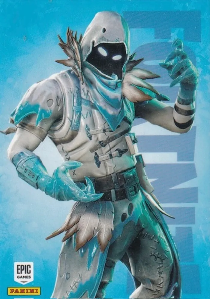 Frozen Raven Panini Fortnite trading card front
