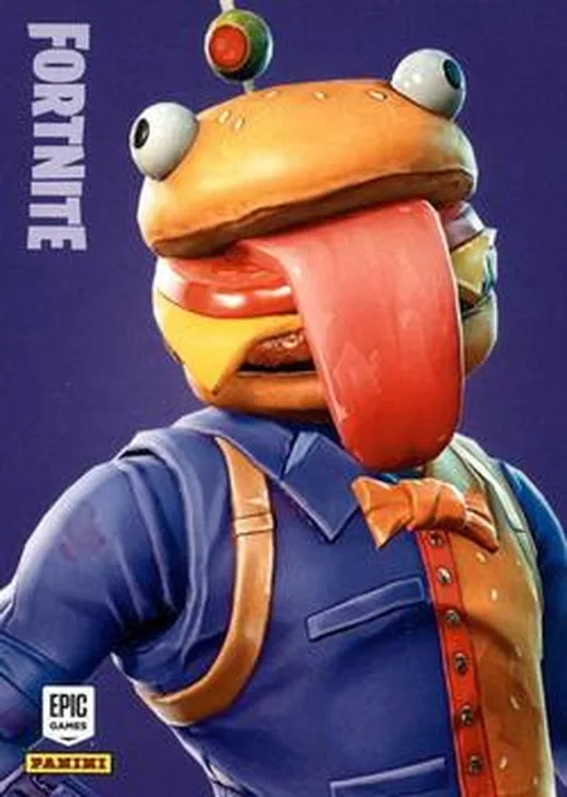 Beef Boss Panini Fortnite trading card