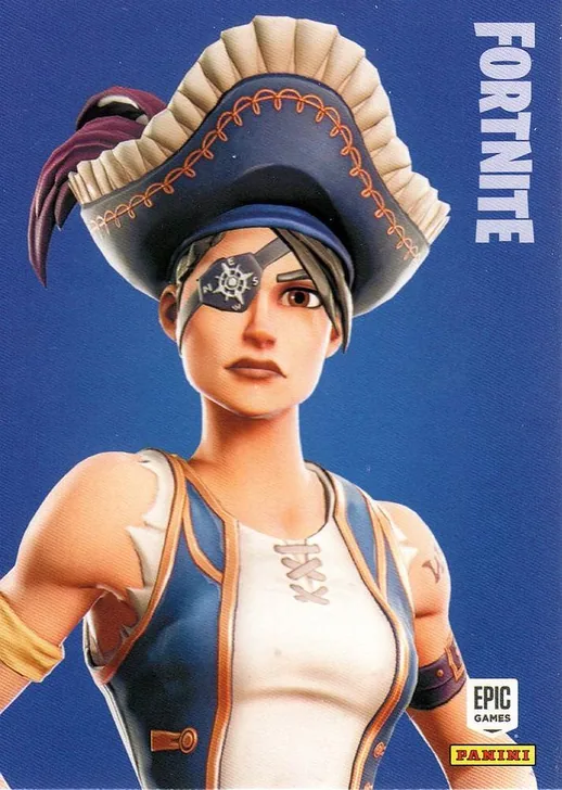 Buccaneer Panini Fortnite trading card