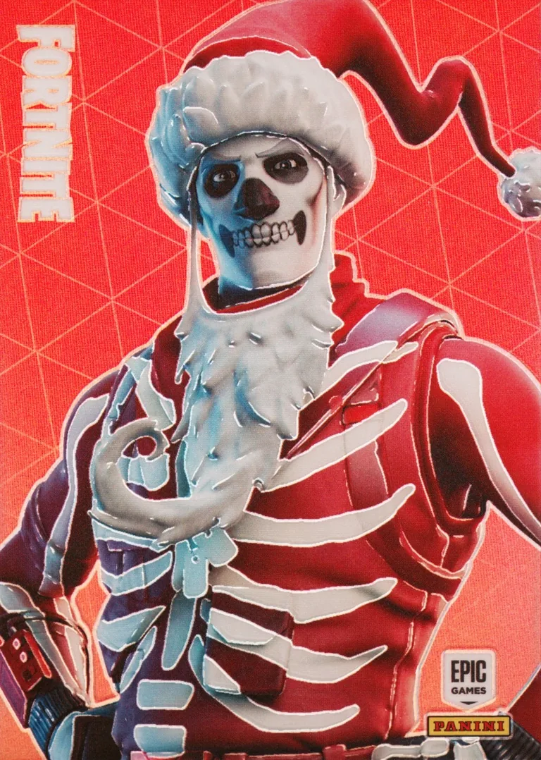 Yule Trooper Panini Fortnite trading card front