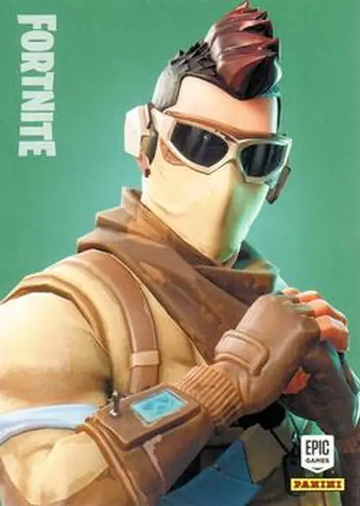 Armadillo Panini Fortnite trading card