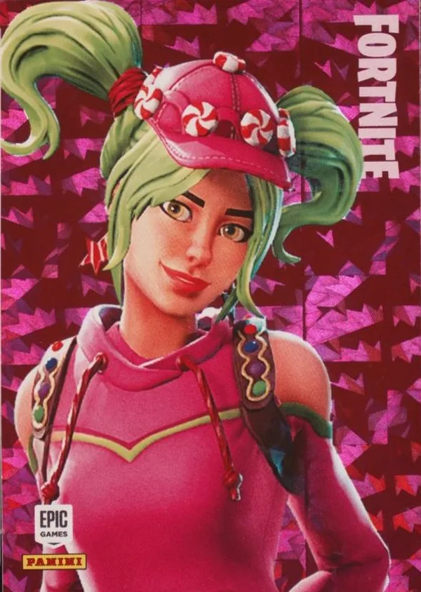 Zoey Panini Fortnite trading card front