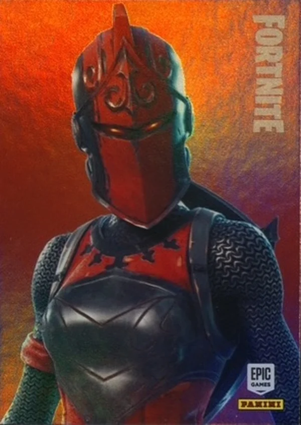 Red Knight Panini Fortnite trading card front
