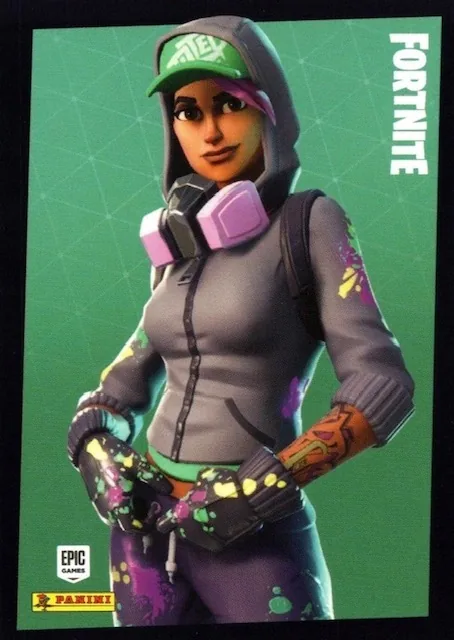 Teknique Panini Fortnite trading card front