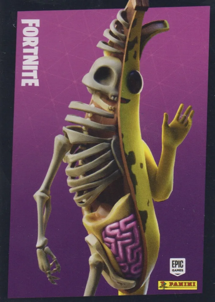 Peely Bone Panini Fortnite trading card front