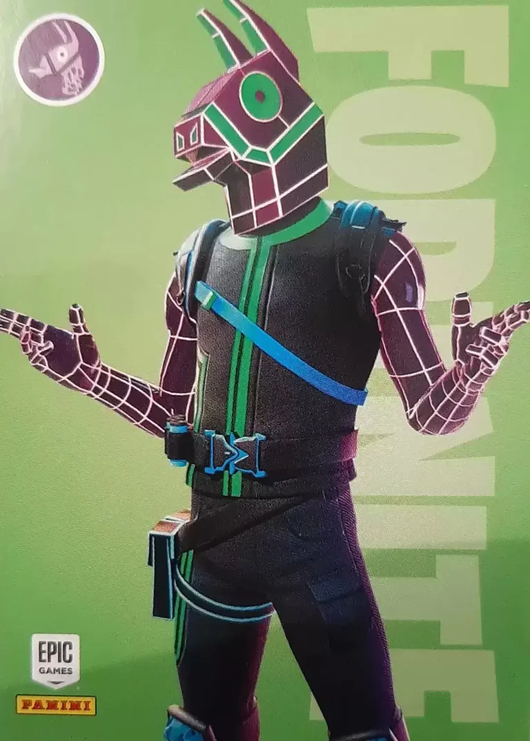 Llion Panini Fortnite trading card front