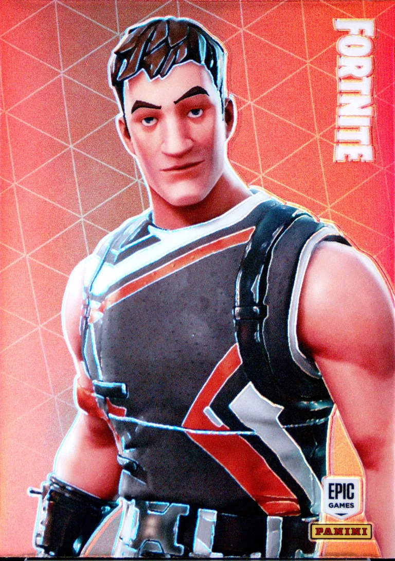 Devastator Panini Fortnite trading card front