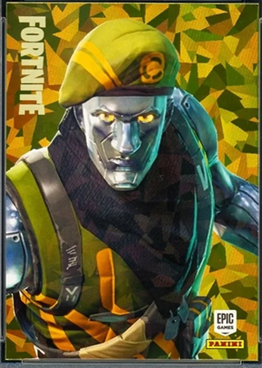 Diecast Panini Fortnite trading card front
