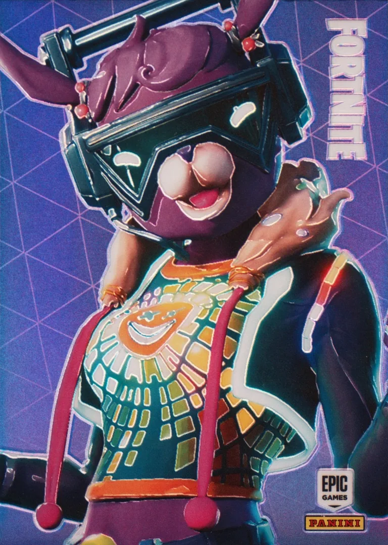 DJ Bop Panini Fortnite trading card front