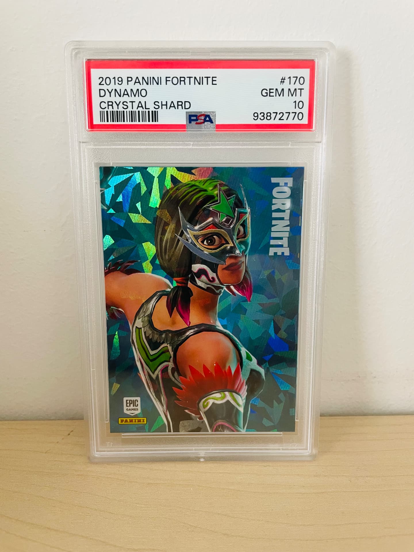 2019 Panini Fortnite Series 1 Dynamo #170 Crystal Shard PSA 10