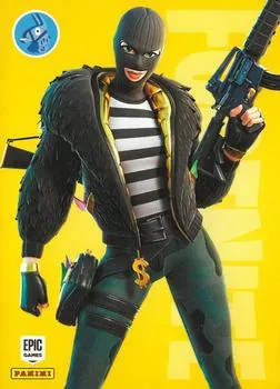 Goldie Panini Fortnite trading card front
