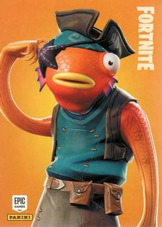 Fishstick Panini Fortnite trading card