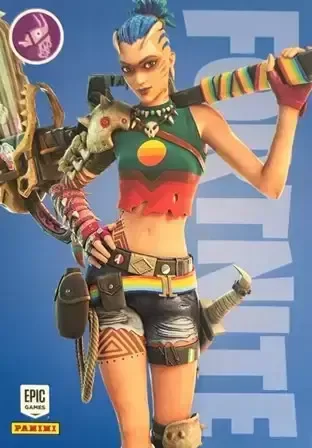 Tarana Panini Fortnite trading card front