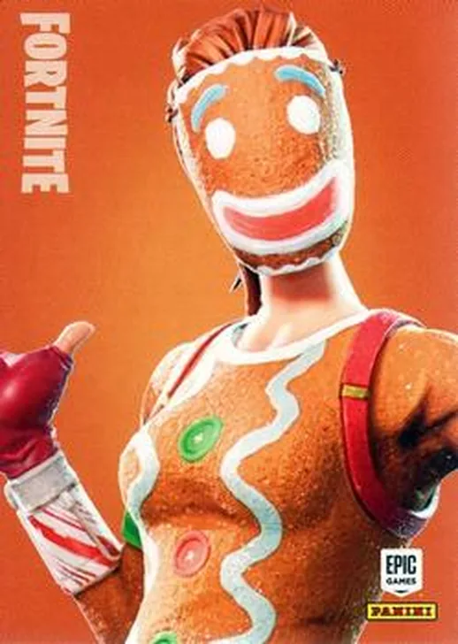 Ginger Gunner Panini Fortnite trading card