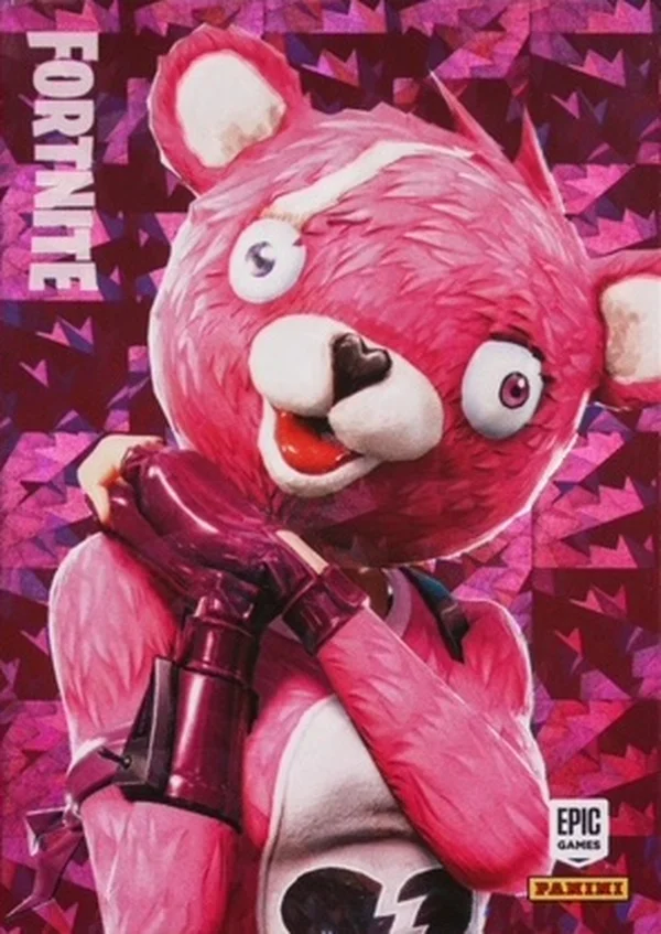 Cuddle Team Leader Panini Fortnite trading card front