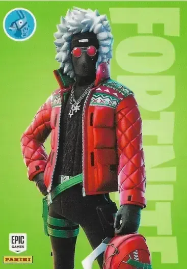 Karve Panini Fortnite trading card front