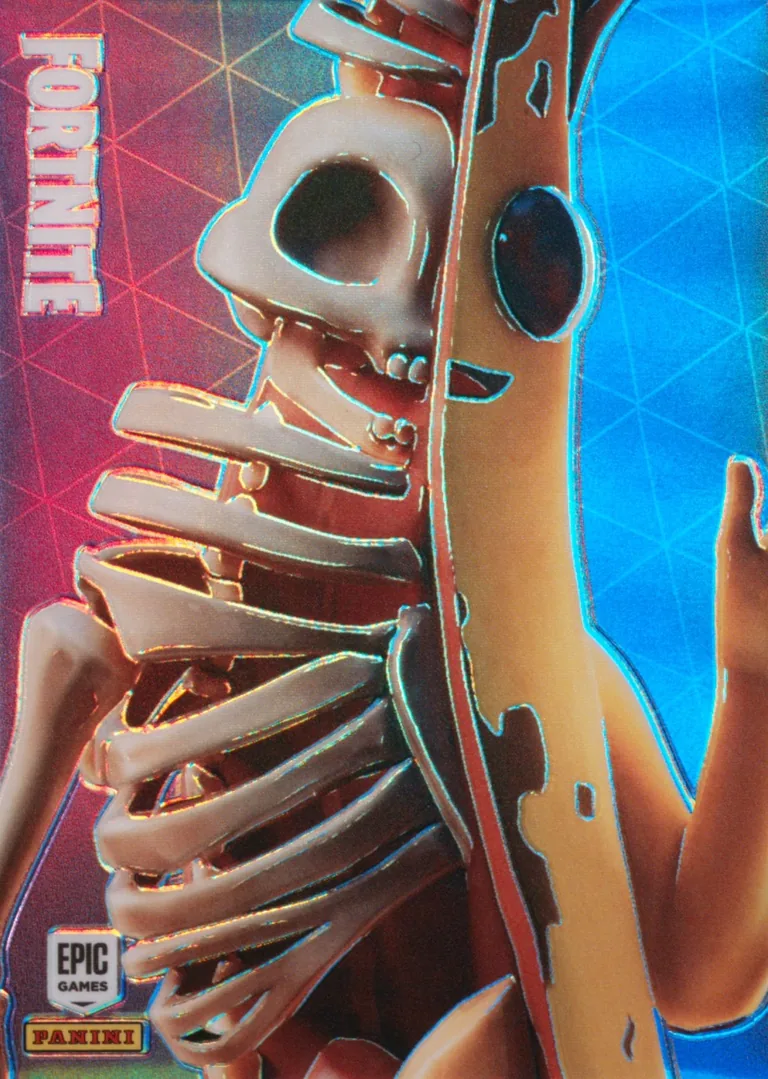 Peely Bone Panini Fortnite trading card front