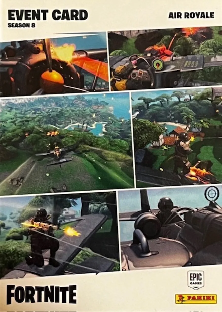 Air Royale Panini Fortnite trading card front