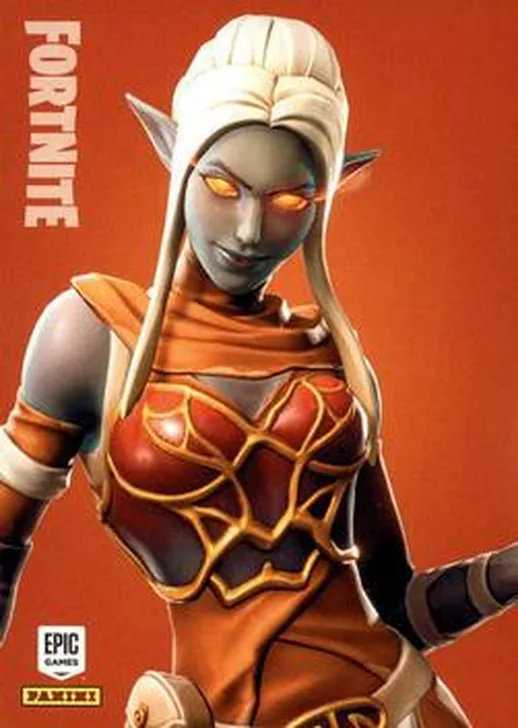 Ember Panini Fortnite trading card