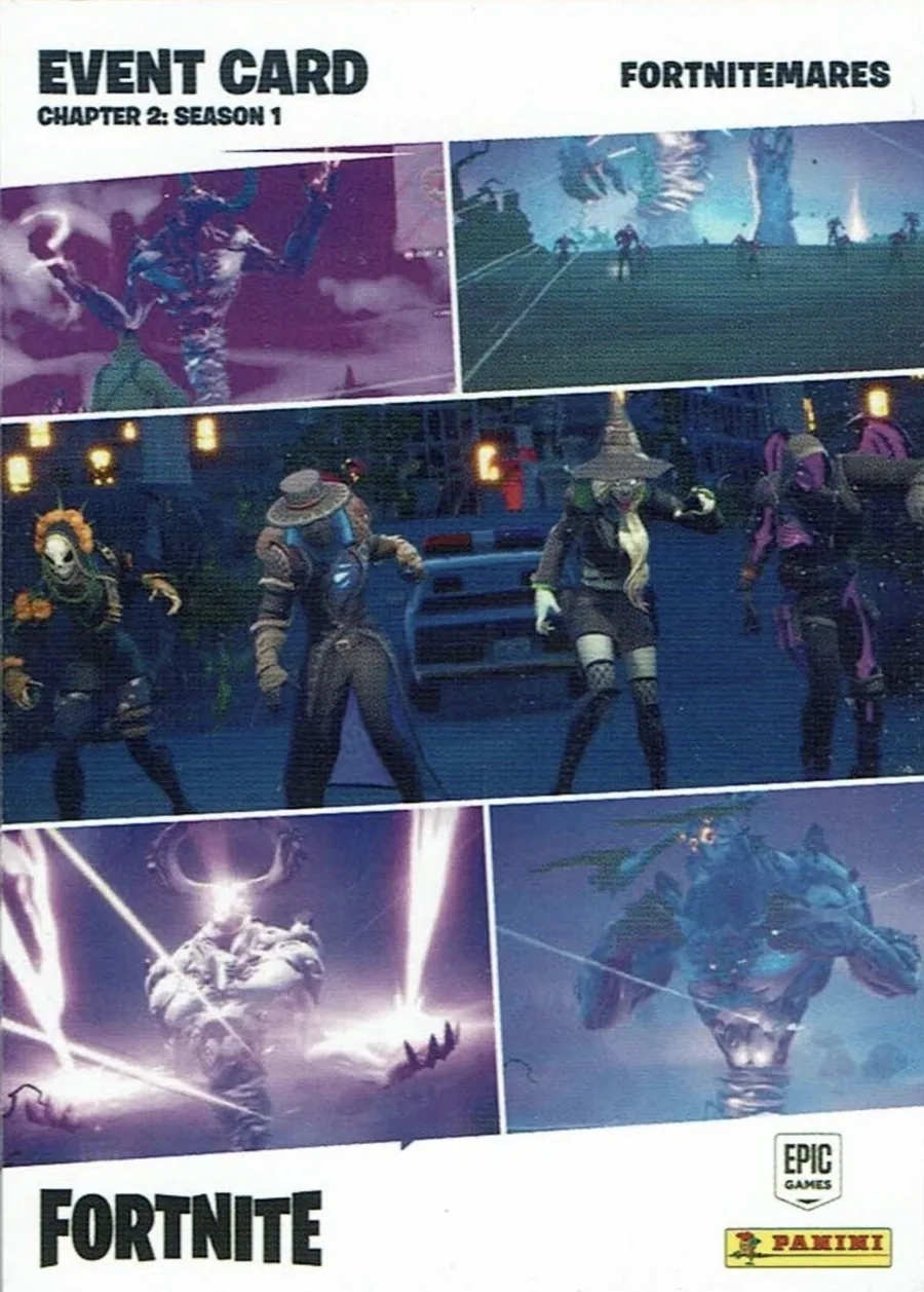 Fortnitemares Panini Fortnite trading card front