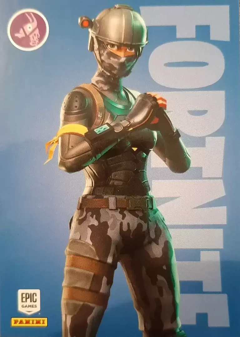 Elite Agent Panini Fortnite trading card front