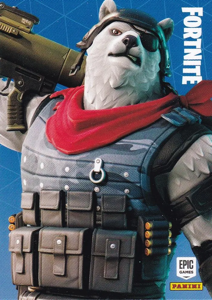 Polar Patroller Panini Fortnite trading card