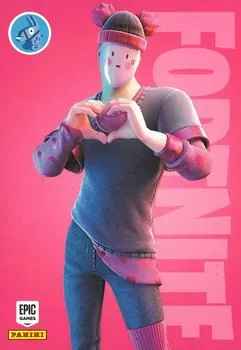 Pinkie Panini Fortnite trading card front