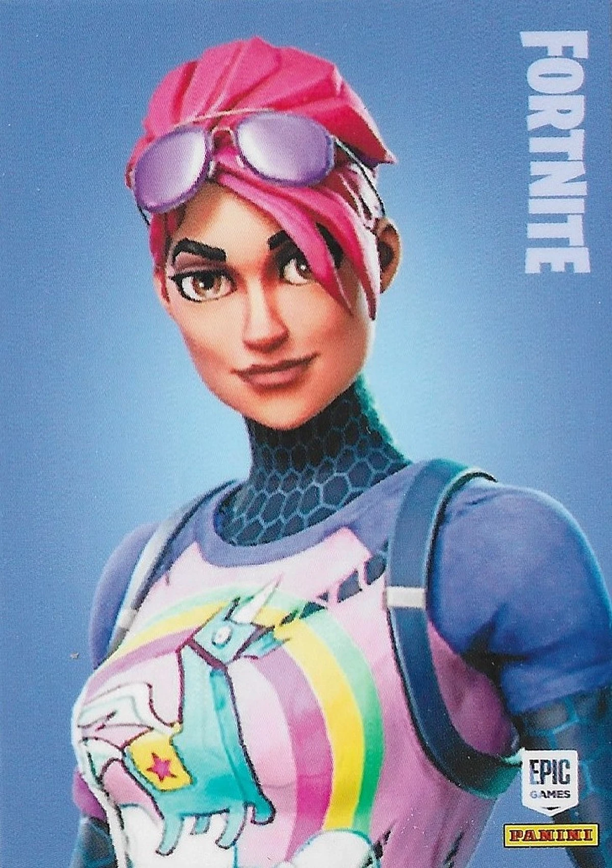 Enlarged transparent Epic Games logo on the Brite Bomber #160 Unreleased Prototype — Series 1 Italy Print