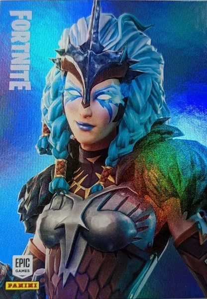 Valkyrie Panini Fortnite trading card front