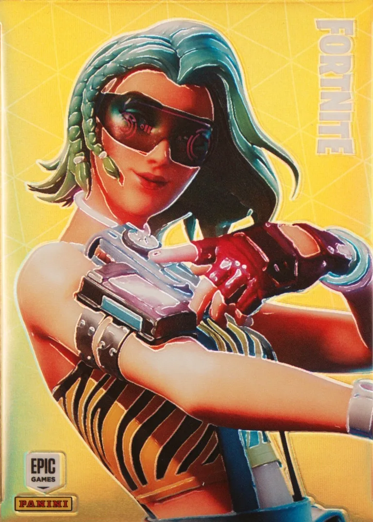 Cameo Panini Fortnite trading card front