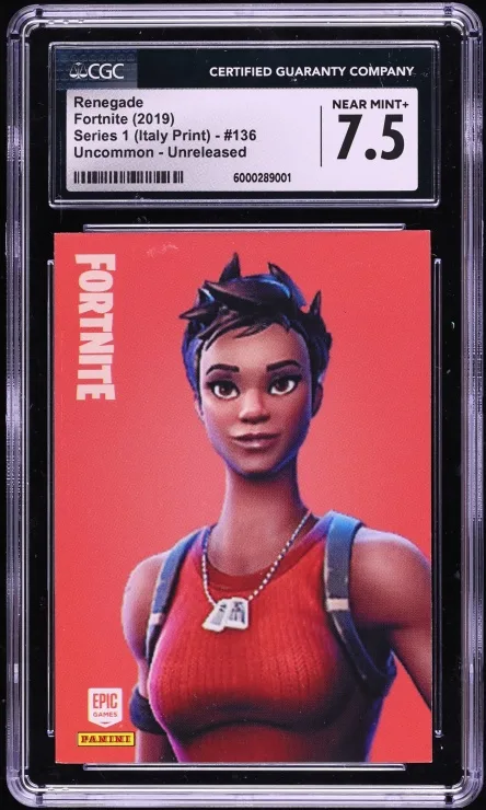 Renegade #136 — Series 1 Italy Print (Unreleased) prototype card front