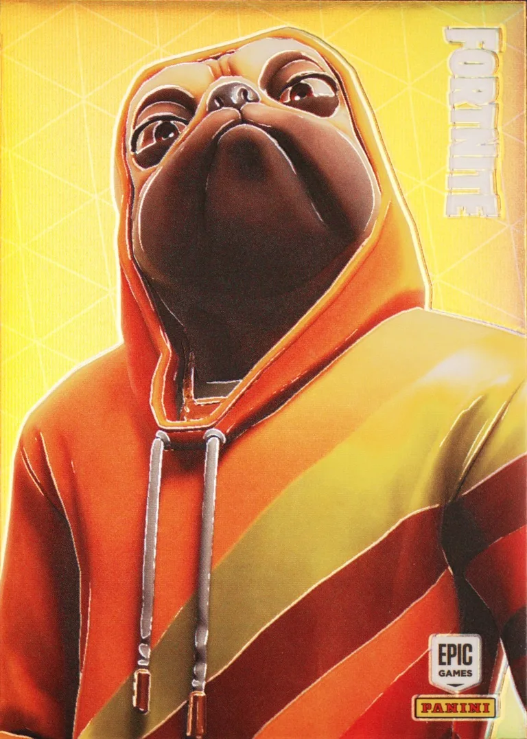 Doggo Panini Fortnite trading card front