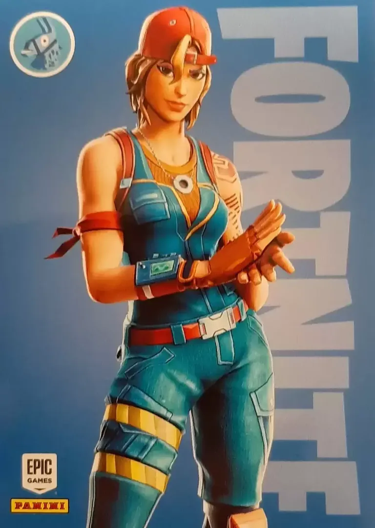 Sparkplug Panini Fortnite trading card front